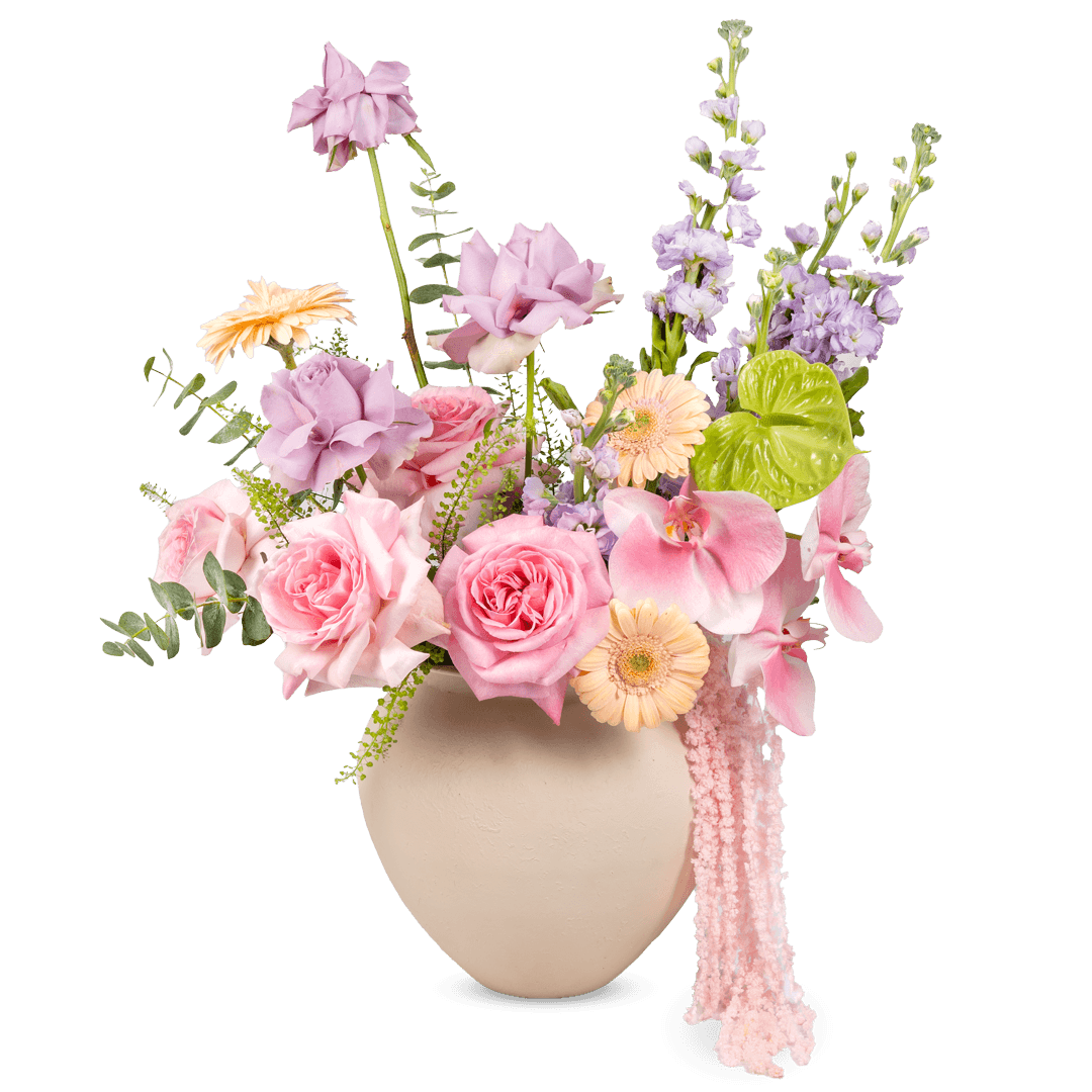 Flower arrangement in a vase
